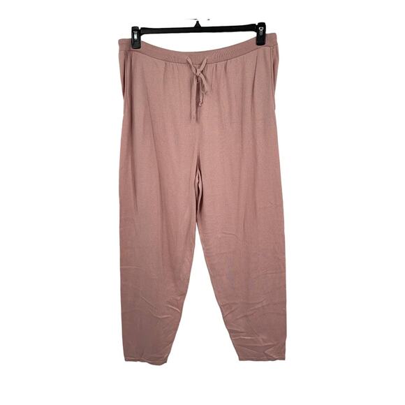 Eileen Fisher pants Peruvian Organic cotton blend tapered pink X-Large XL - Picture 2 of 5